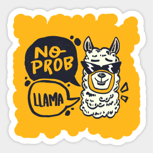 No Prob Lama Sticker